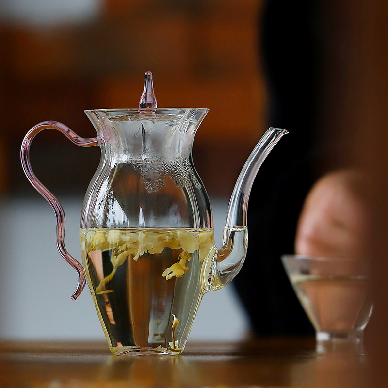 High Temperature Resistant Glass Teapot