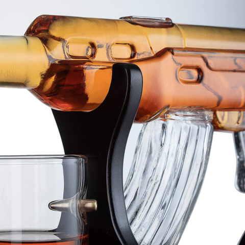 Gun Type Glass Decanter